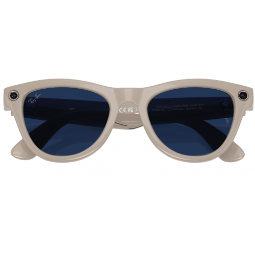 Умные очки Ray-Ban Meta* Skyler Gen 2 Shiny Chalky Grey, Фотохромные линзы Clear to Sapphire Transitions (RW4014)
